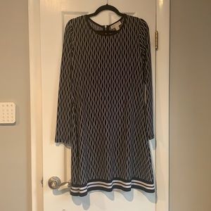 Worn once! Michael Kors long sleeve flowy dress!